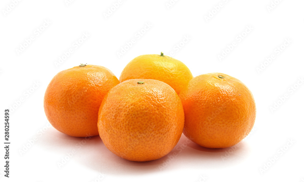 tangerine or mandarin fruit isolated on white background tangerine or mandarin fruit isolated on white background