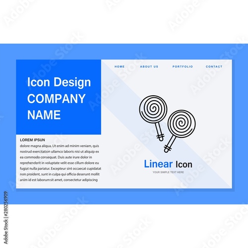 Lollypop icon for your project