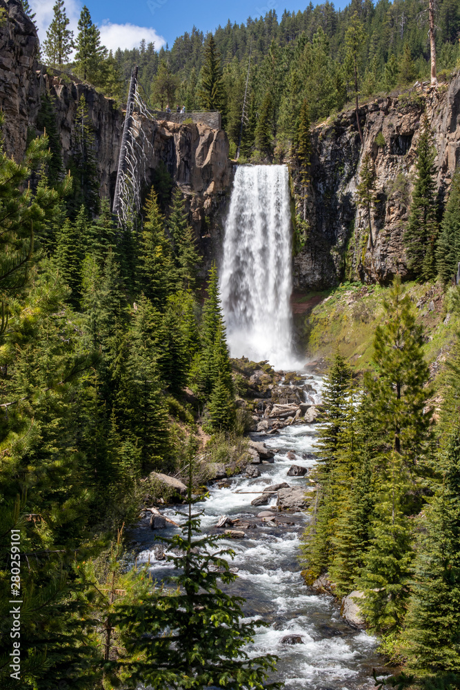 Waterfalls in Tumalo Falls