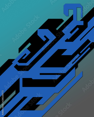 Obraz na płótnie Abstract illustration