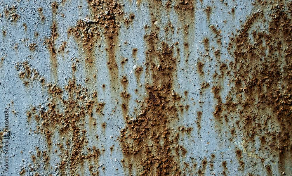 rusty sheet metal. paint and rust rusty sheet metal. paint and rust