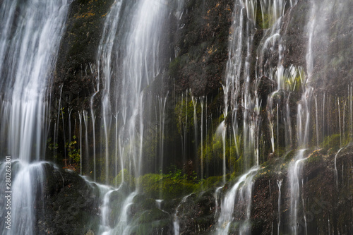 Detail of Sutovky vaterfall in the national park of Mala Fatra. photo