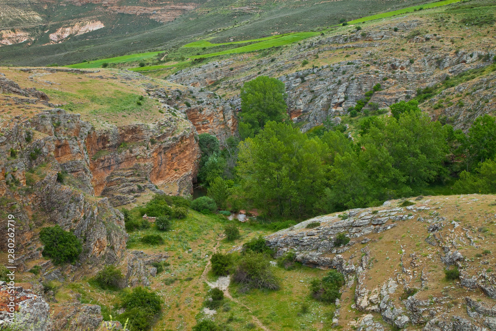 Cañón del río Caracena, Soria, Castilla y León, España