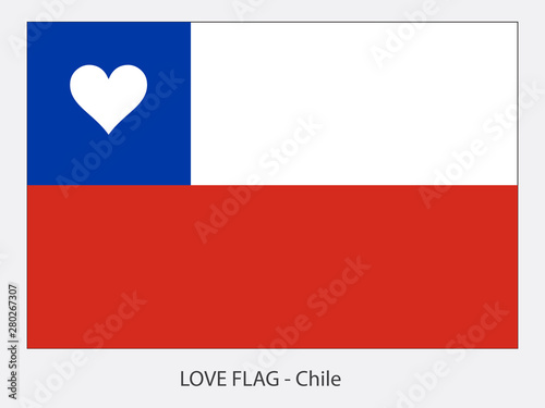 Free Download Love flag Chile - GFXLoad