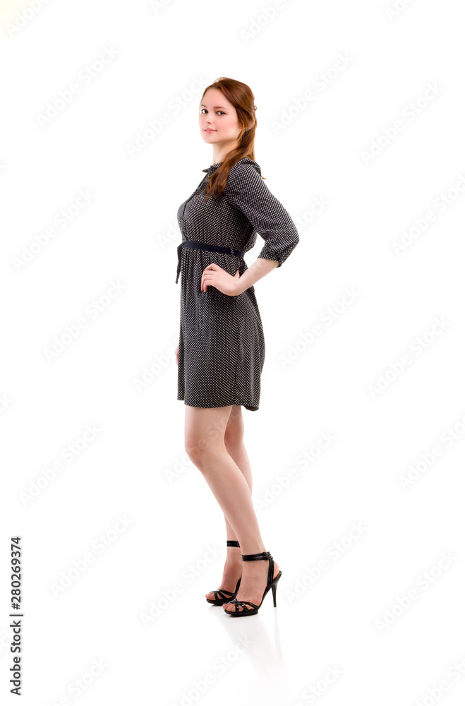 Full length portrait of a confident young female Full length portrait of a confident young female