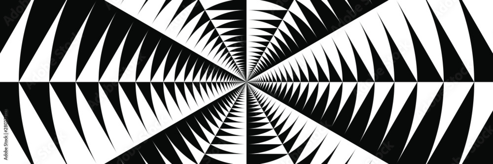 custom made wallpaper toronto digitalAbstract Black and White Geometric Pattern with Circles. Spiral Optical Psychedelic Illusion. Striped Wicker Texture. 3D Illustration