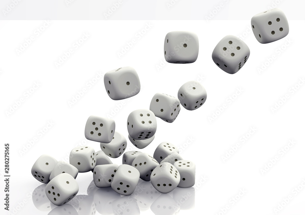 3D rendering. Scattered bones on white background. 3D rendering. Scattered bones on white background.