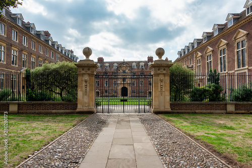 gates to St Catherine's College