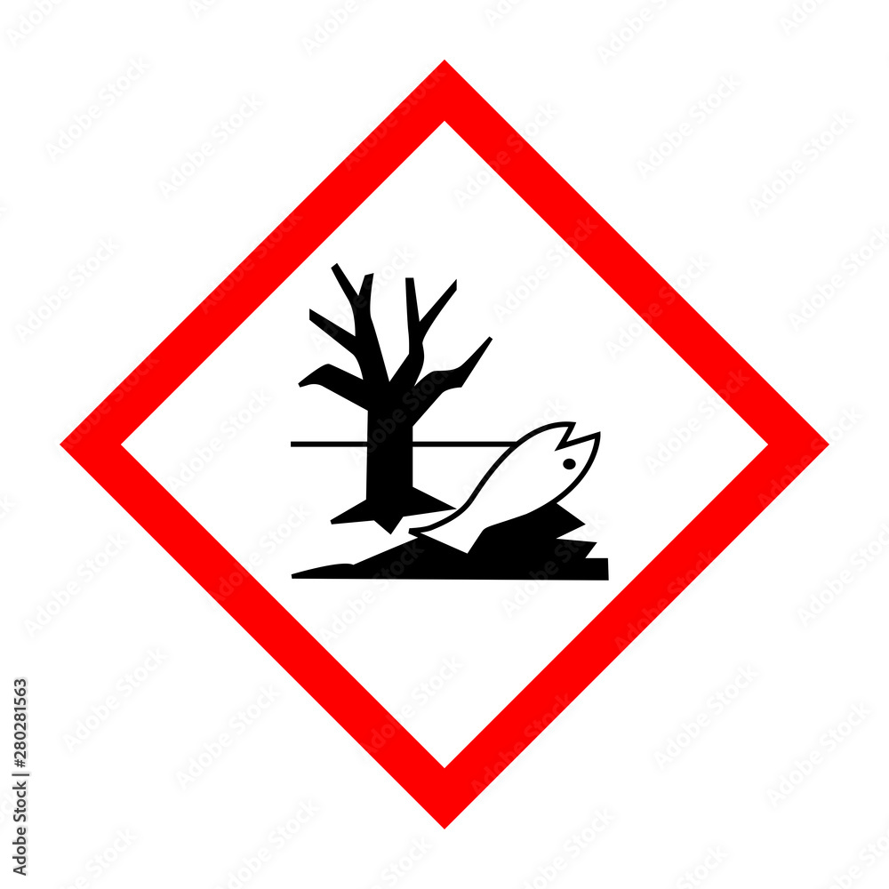 Pictogram for environmentally hazardous substances Pictogram for environmentally hazardous substances