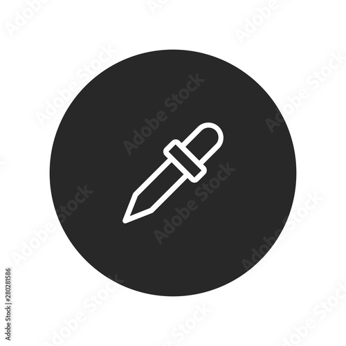 Pipette vector icon