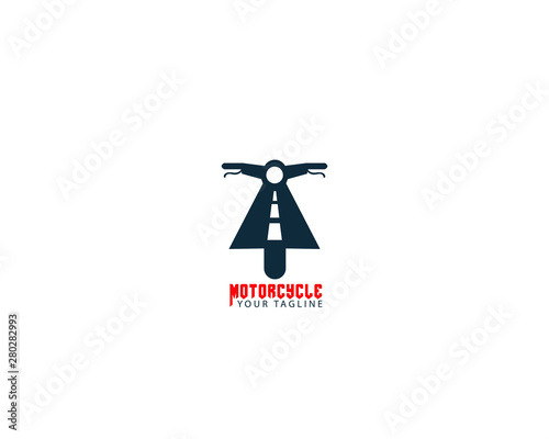 Creative and professional Motorcycle road Logo