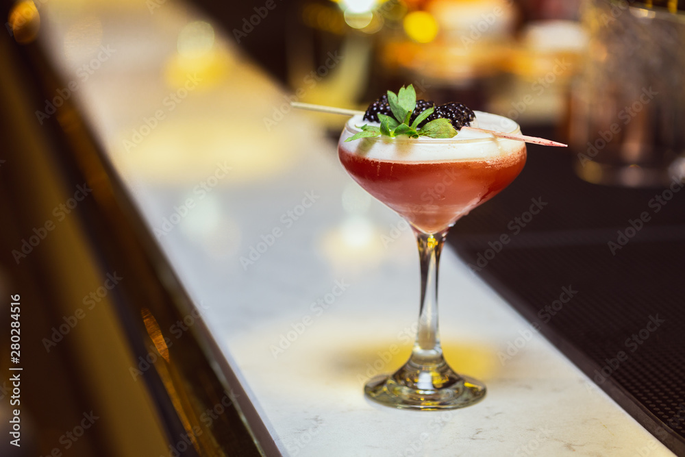 New trend of cocktails colorful taste and fashion New trend of cocktails colorful taste and fashion
