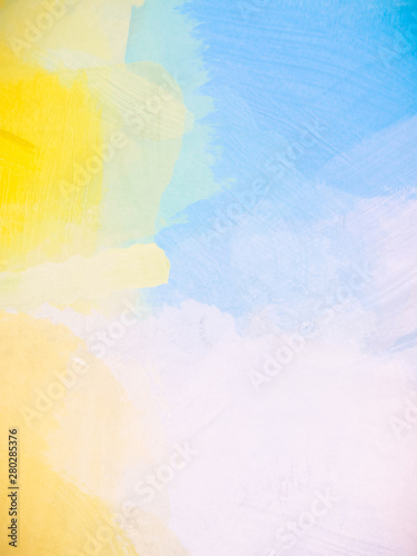 Colorful watercolor painting background for poster, brochure or flyer