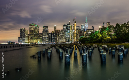 Manhattan panoramic skyline...