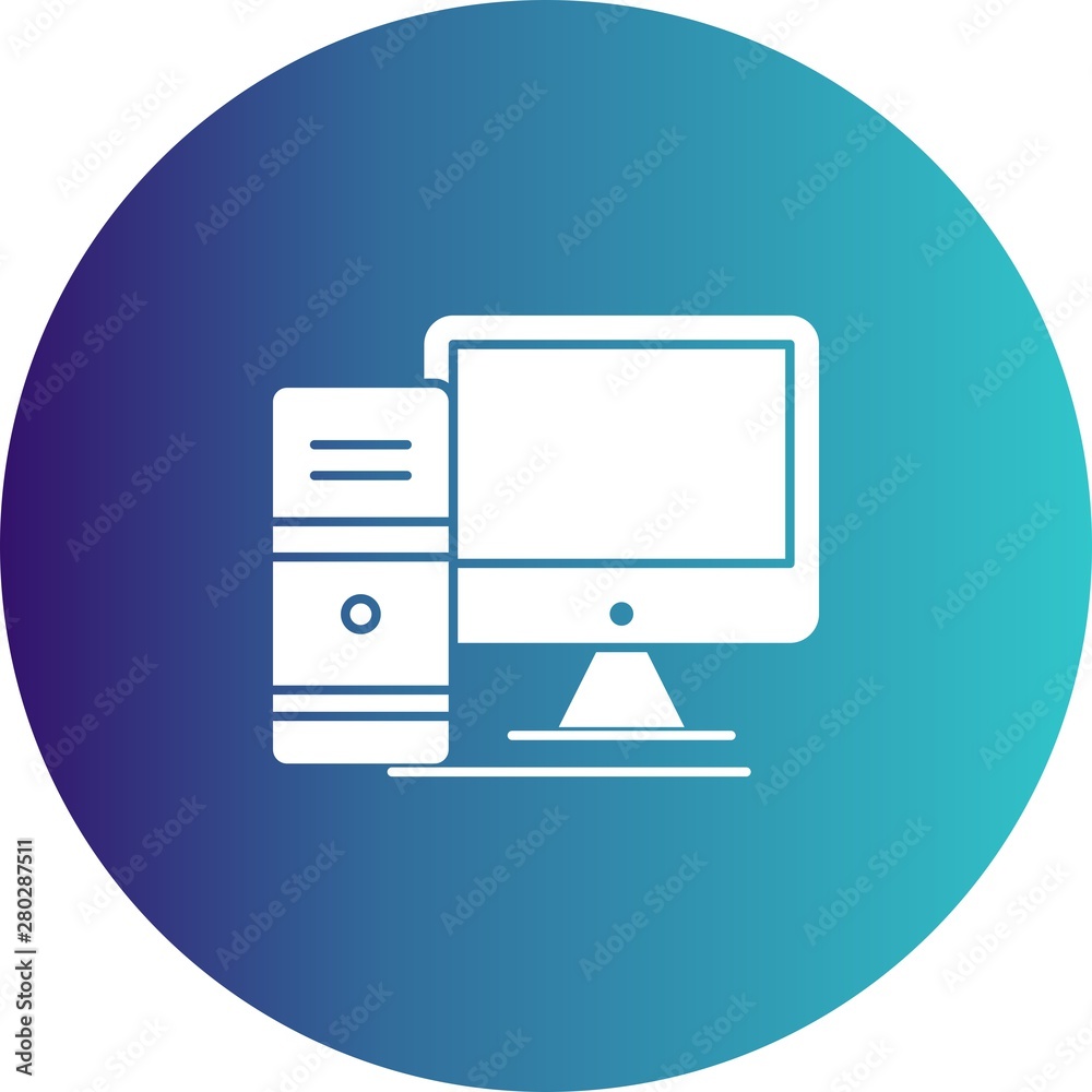 Personal computer icon for your project Personal computer icon for your project