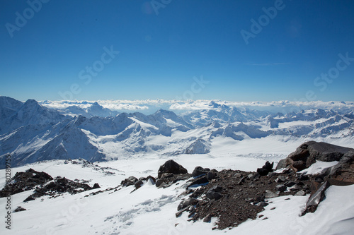 mountains in winter