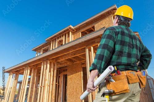 Contractor In Front New Hou...