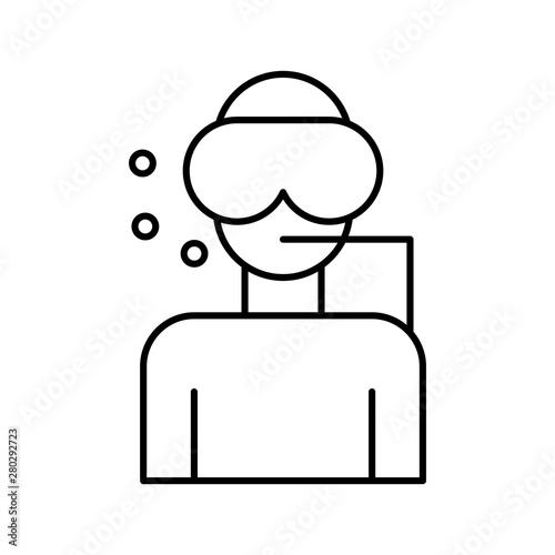 Scuba Diver icon for your project