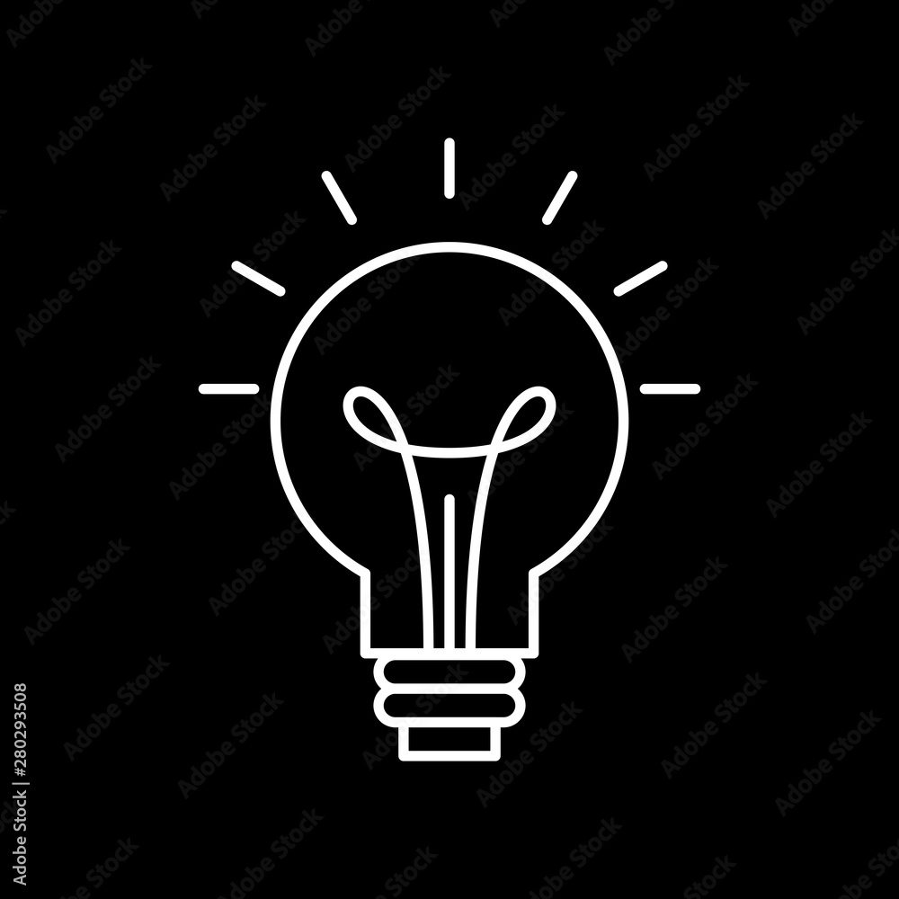 Bulb icon for your project Bulb icon for your project