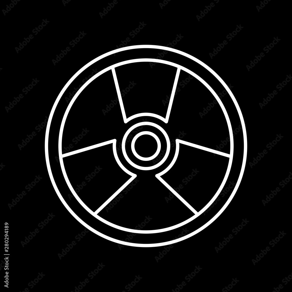Radiation icon for your project Radiation icon for your project
