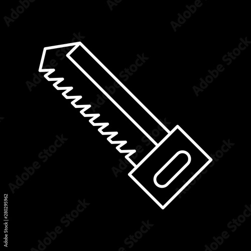 Handsaw icon for your project
