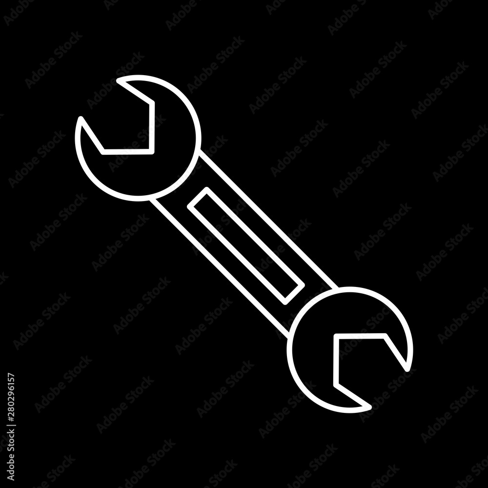 Wrench icon for your project Wrench icon for your project
