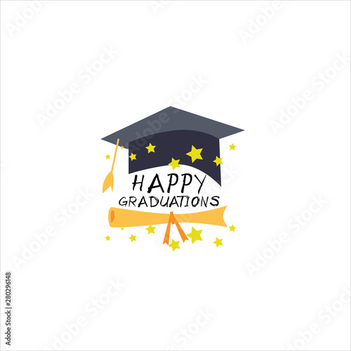 happy graduation background