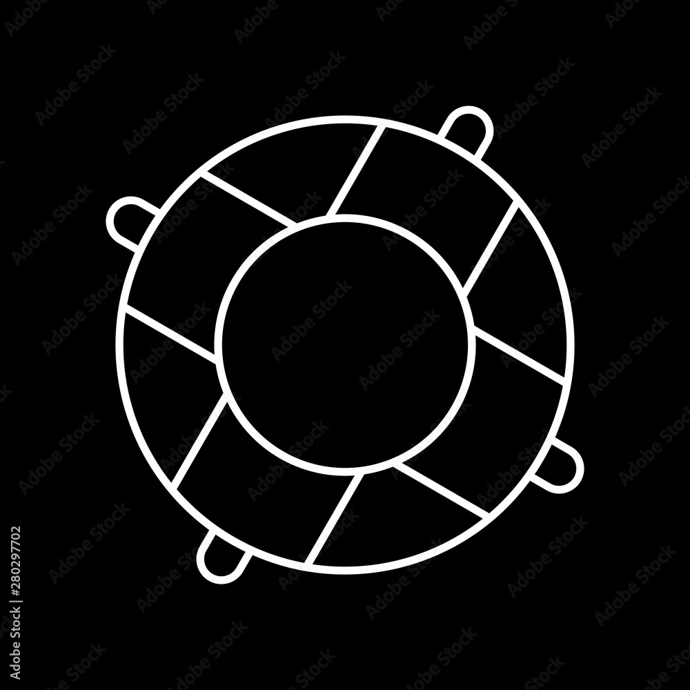 Life Saving Tube icon for your project Life Saving Tube icon for your project