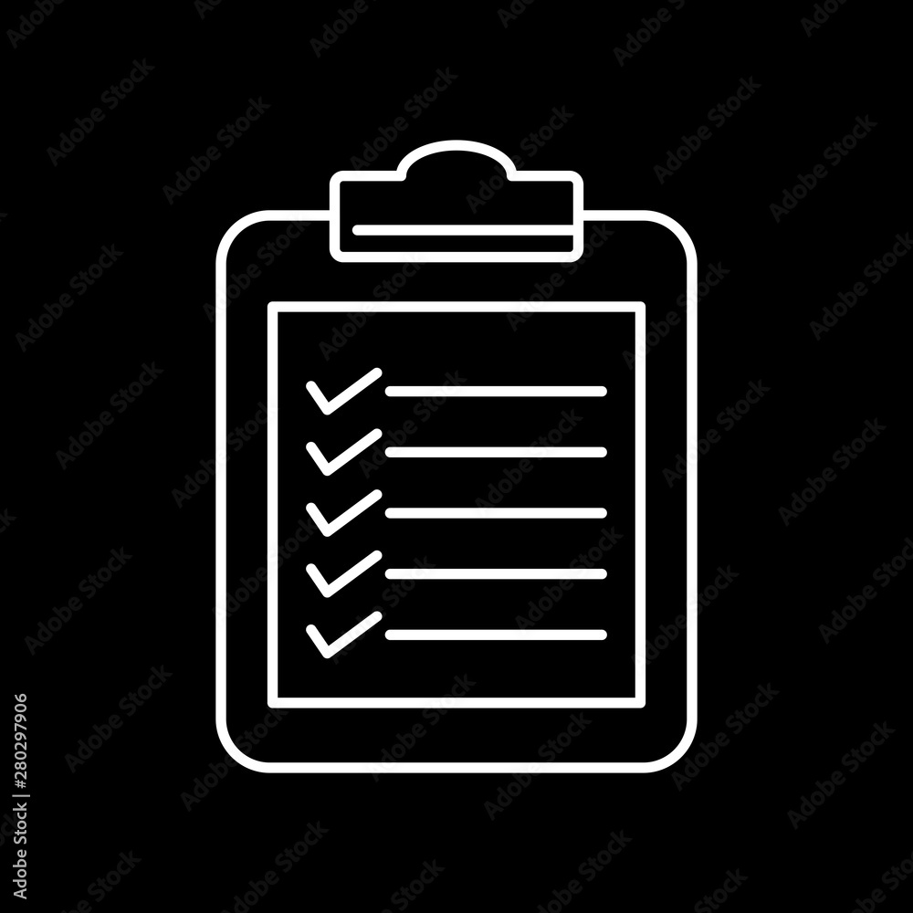 Checklist icon for your project Checklist icon for your project