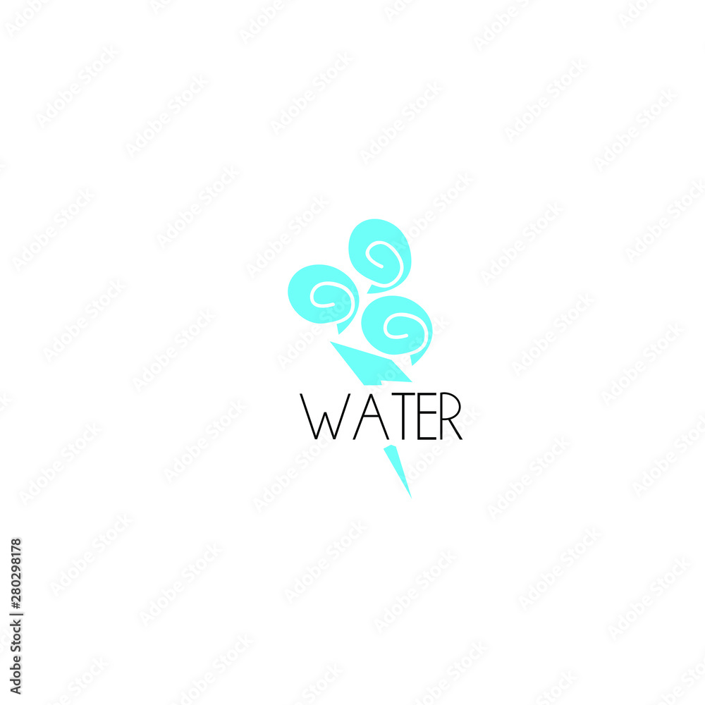 water power logo icon water power logo icon