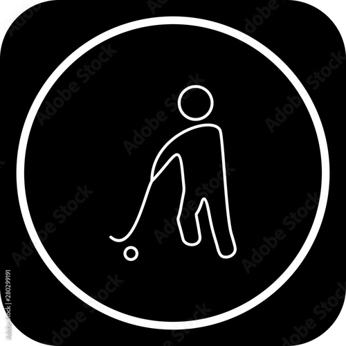 Hockey Player icon for your project
