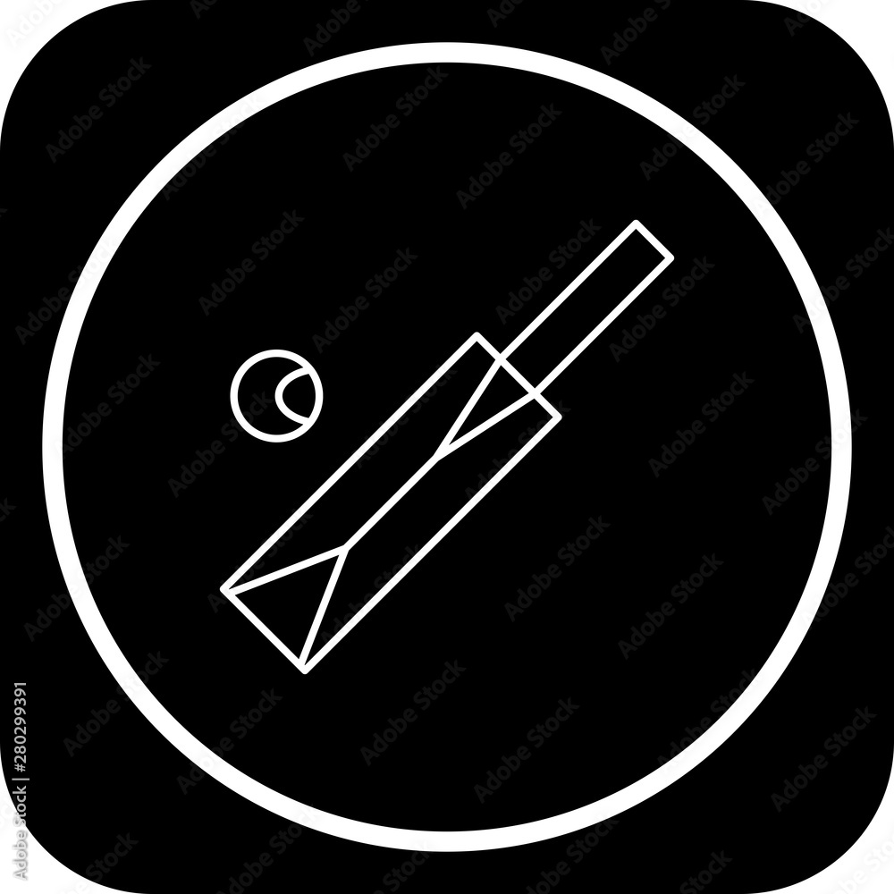 Fototapeta premium Cricket icon for your project