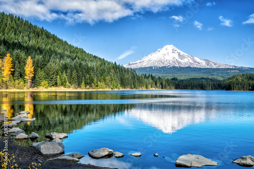 Mt. Hood From Trillium Lake photo