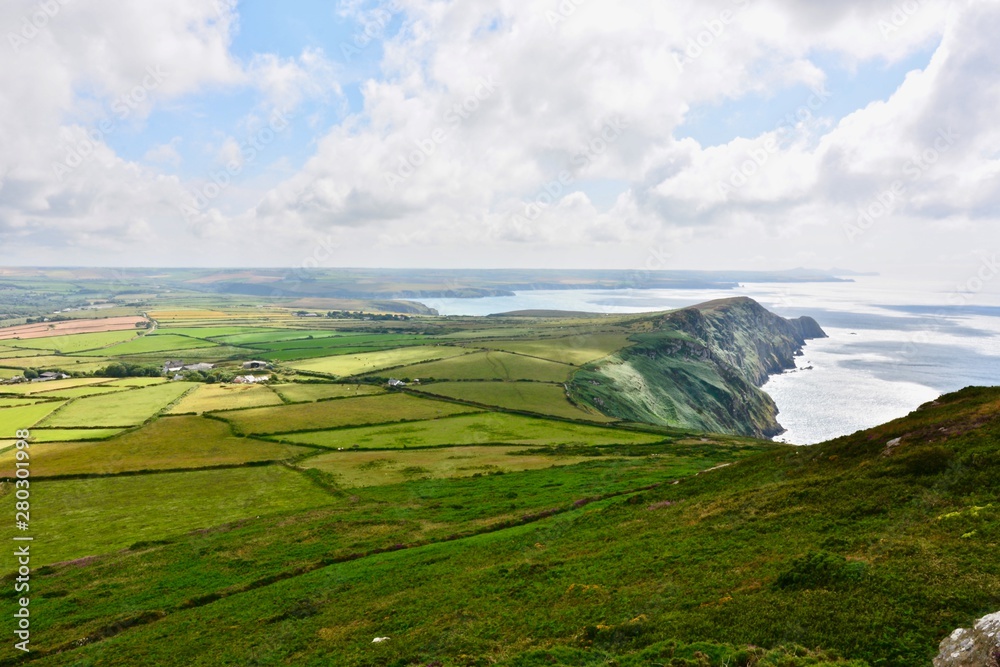 The View from Garn Fawr, Pembrokeshire, Wales.