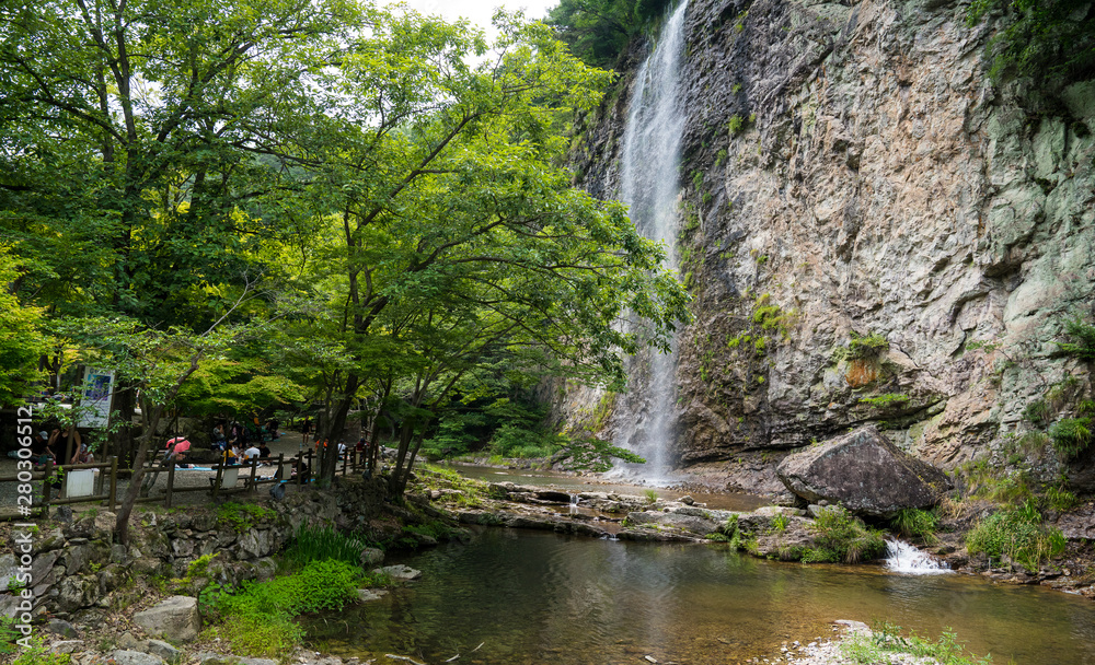 순창 강천산 군립공원 인공폭포