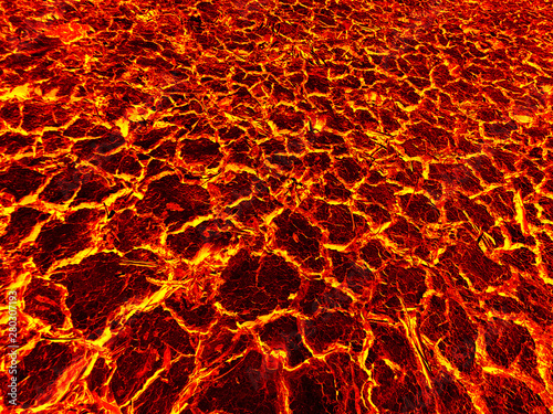 The surface of the lava. background