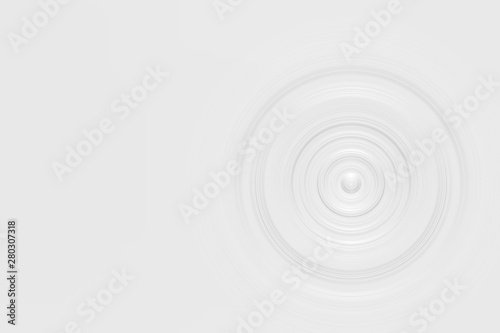 Fototapeta Naklejka Na Ścianę i Meble -  Abstract dynamic gray circle spin on white background