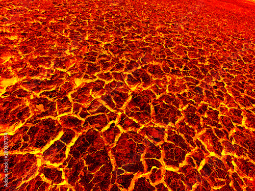 The surface of the lava. background