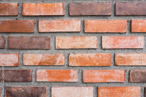 Patterns of Brick wall texture background