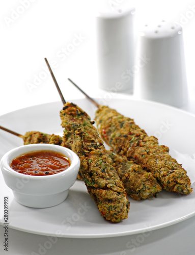 Asian Barbecue. Vegetable - Studio photo