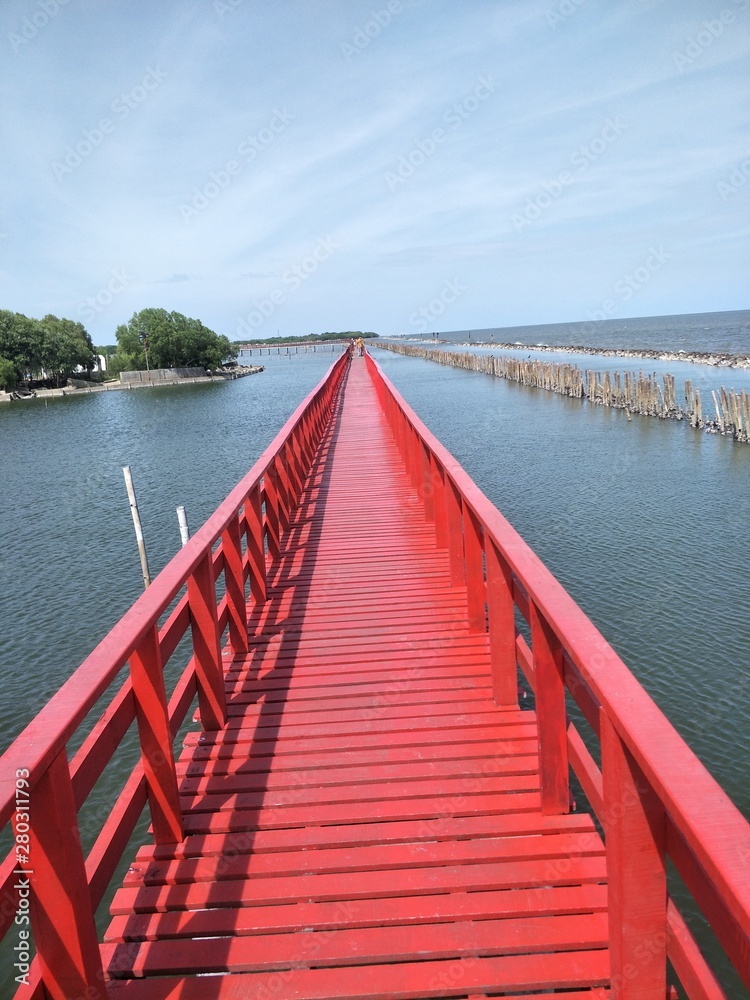 pier on the lake