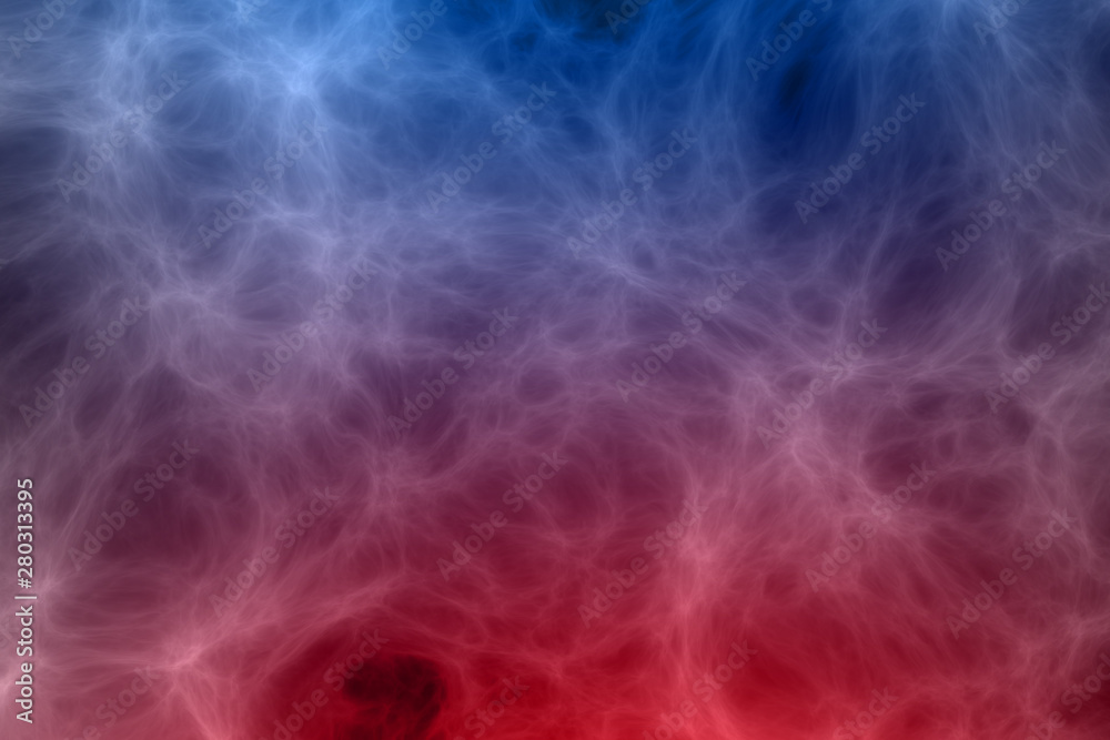 Fototapeta premium Red fire versus blue ice abstract background texture
