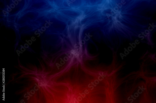 Red fire versus blue ice abstract background texture