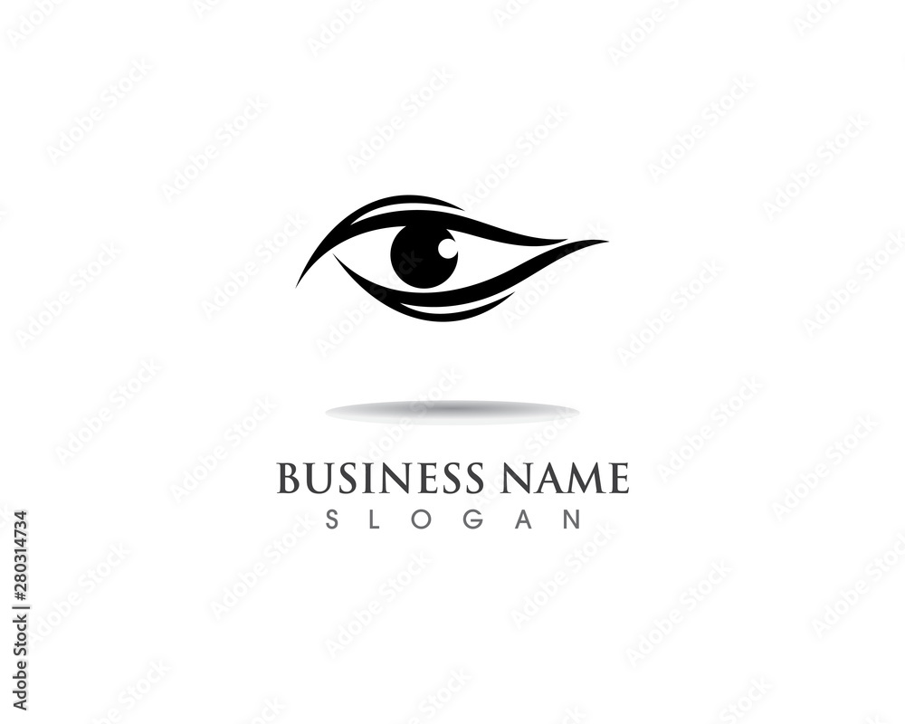 eye care health logo and symbol vector eye care health logo and symbol vector