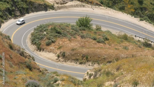 Grimes Canyon Road California with cars 4k resolution photo