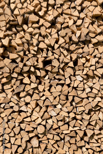 Firewood for heating in the cold season