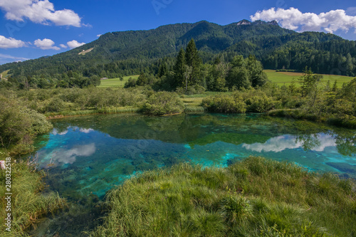 Riserva naturale del lago di Zelenci in Slovenia