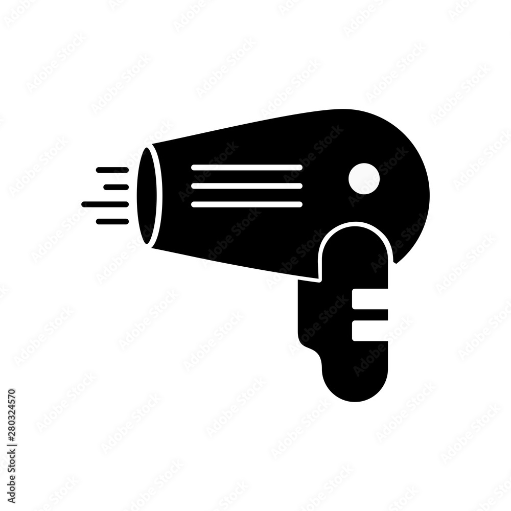Hair Dryer icon for your project Hair Dryer icon for your project