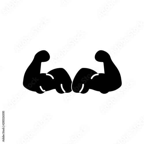 Body builder icon for your project