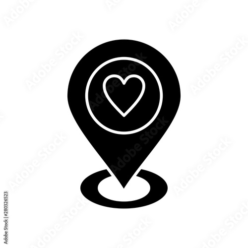  Love Location icon for your project © Encoder X Solutions